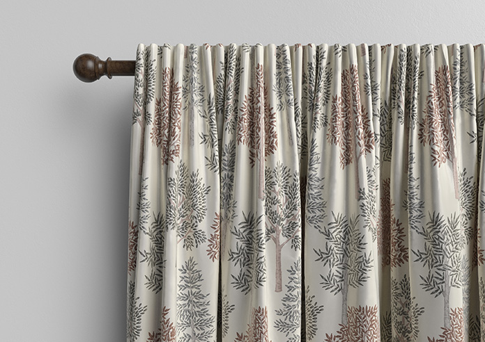 Coppice Faux Silk, Ginger - Made to Measure Curtain - Image 10